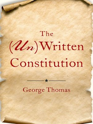 cover image of The (Un)Written Constitution